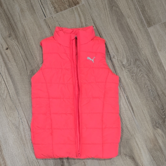 Puma Other - Puma Youth Coral Quilted Vest Size 10/12